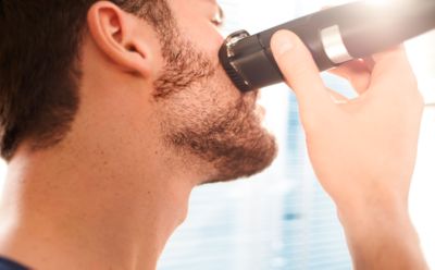 how to trim a beard with philips trimmer