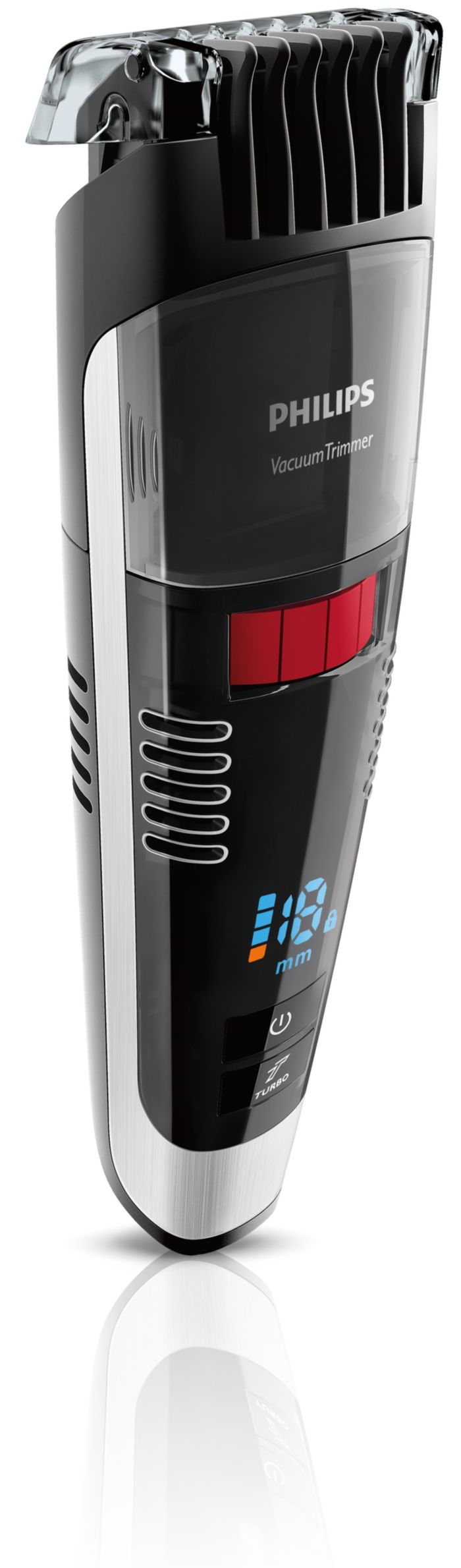 Beardtrimmer series 7000 Vacuum stubble and beard trimmer BT7085/32