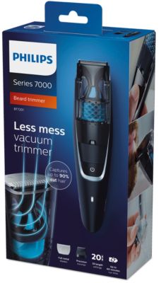 philips series 7000 less mess vacuum trimmer