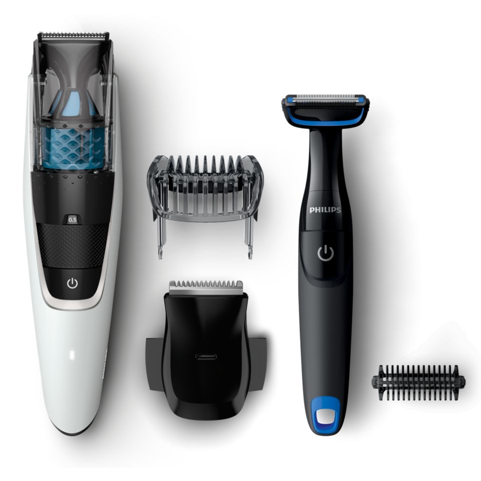 Beardtrimmer series 7000 Vacuum Beard Trimmer BT7204/85 Philips