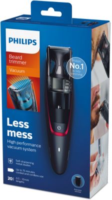 philips series 7000 less mess vacuum trimmer