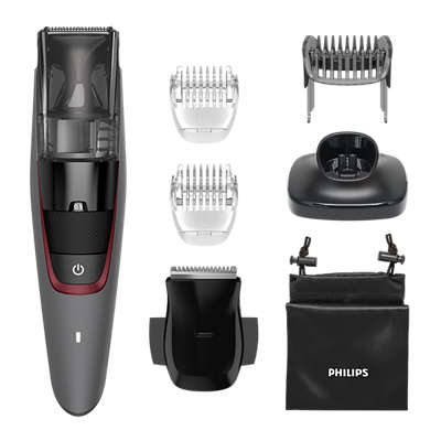 series 7000 vacuum beard trimmer and accessories