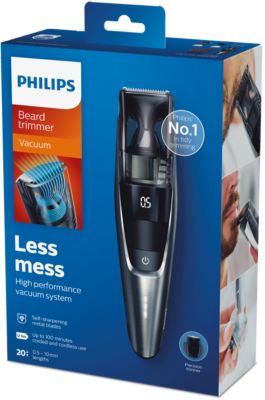 philips beardtrimmer series 7000 vacuum beard trimmer