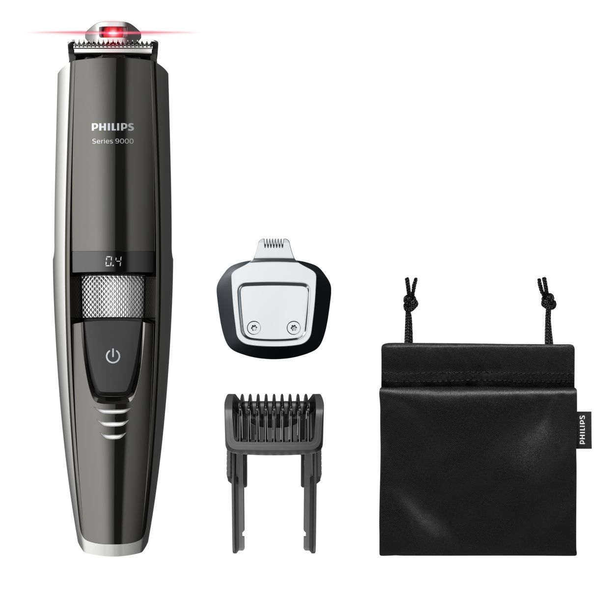 Beardtrimmer series 9000 Laser guided beard & stubble trimmer BT9297/13