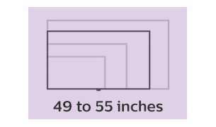 Philips TV screensize