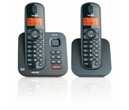 Cordless phone answer machine CD1552B/37 | Philips
