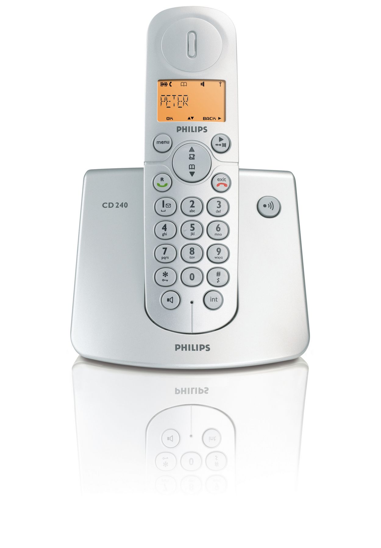 Cordless telephone CD2401S/05 Philips