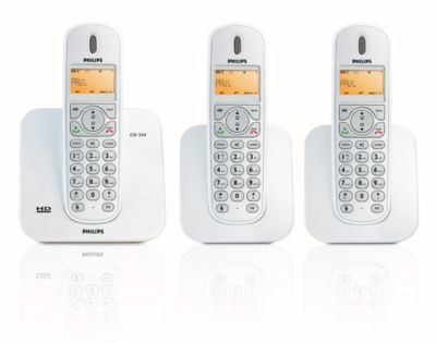 Lot De 4 Téléphones Sans Fil PHILIPS – Modèles CD19X, CD195 Trio, CD1975 (état Neuf)