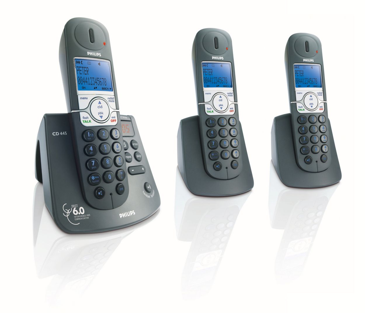 Cordless phone answer machine CD4453Q/37 Philips