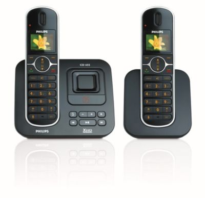 Panasonic KX-TGU432EXB Teléfono Inalámbrico Digital con Contestador