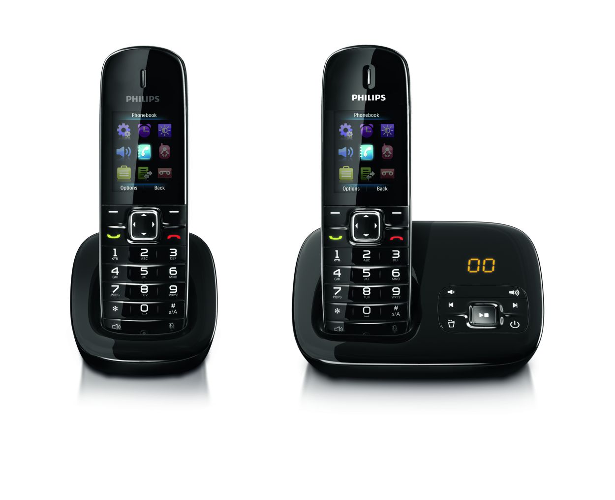 Philips D2501W/34 Téléphone sans fil Blanc