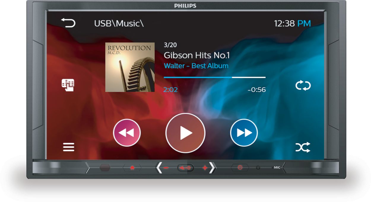 Car audio video system CE600BT/12 | Philips