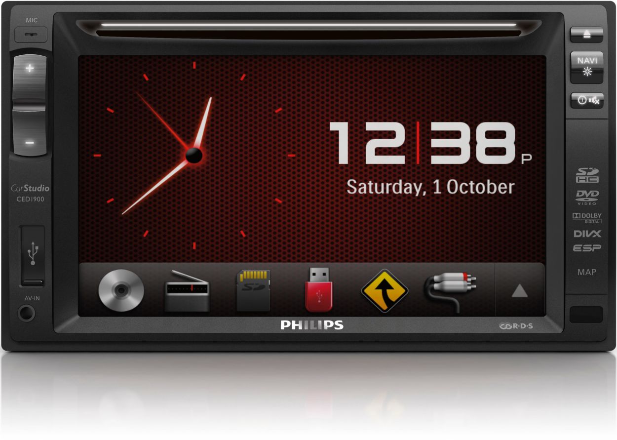 Car audio video system CED1900/98 Philips