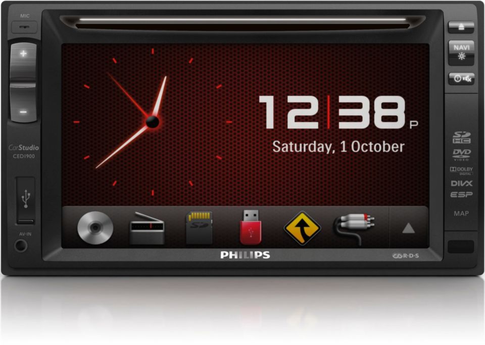 Car audio video system CED1900/98 Philips