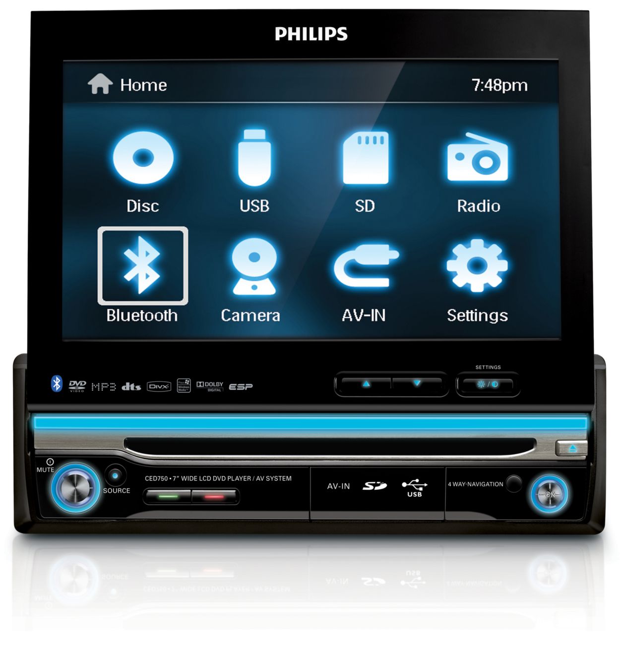 Car entertainment system CED750/98 Philips