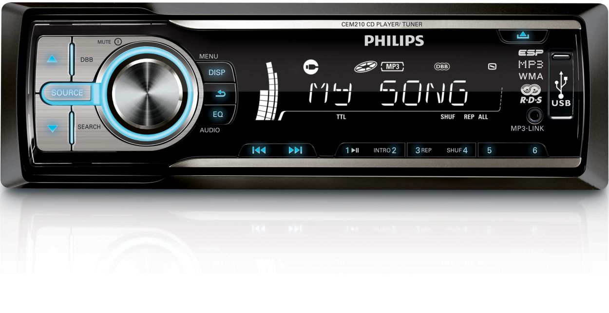 汽車娛樂系統cem210 98 Philips