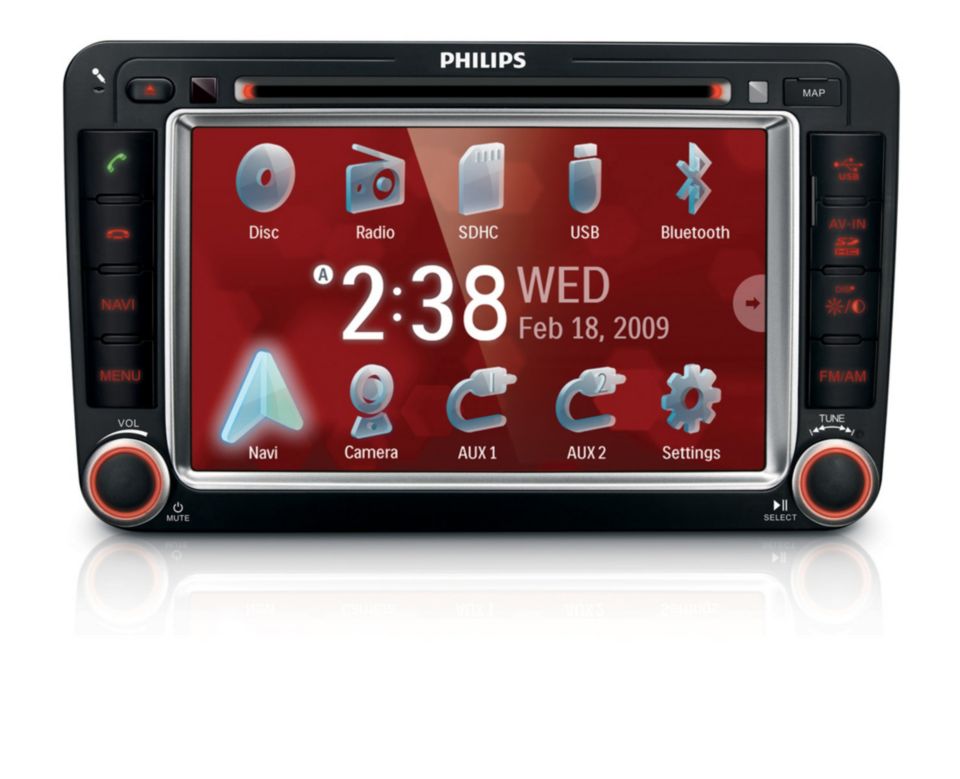 Car entertainment system CID3681/00 Philips