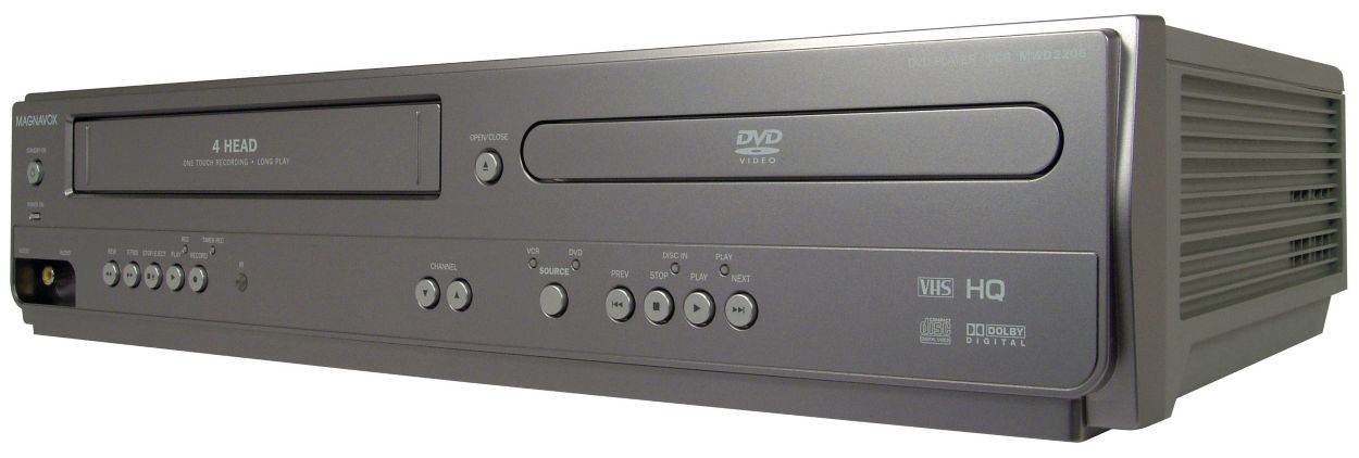 Combiné DVD et VHS