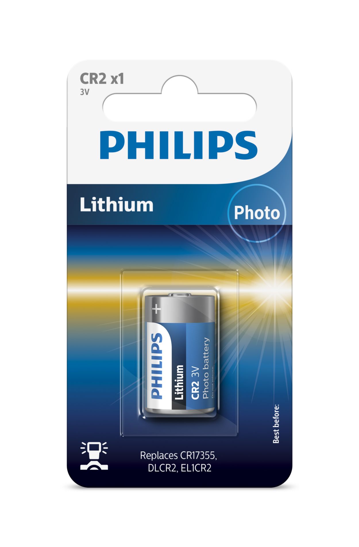 dagboek Scharnier binnen Minicells Batterij CR2/01B | Philips