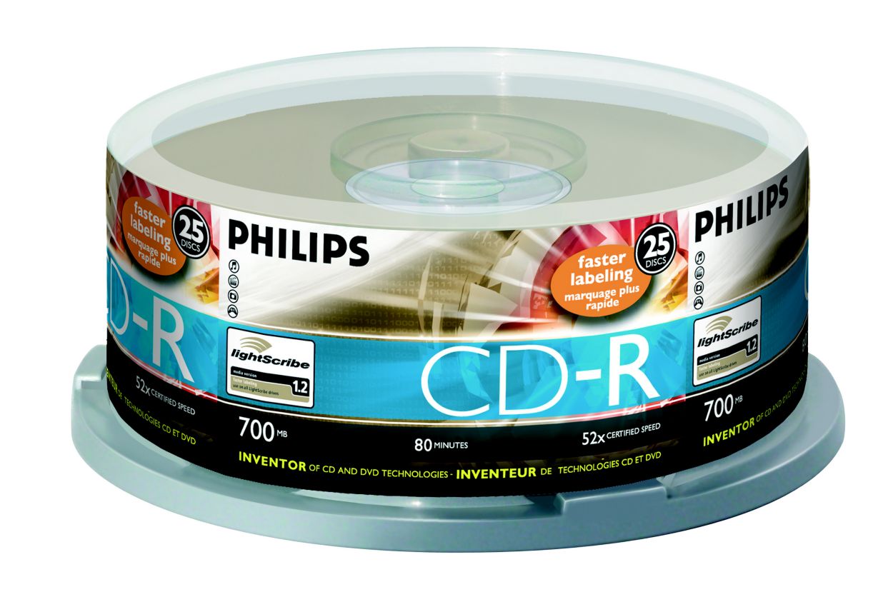 Philips CD-R 700 MB 10-Pack CD vuoti