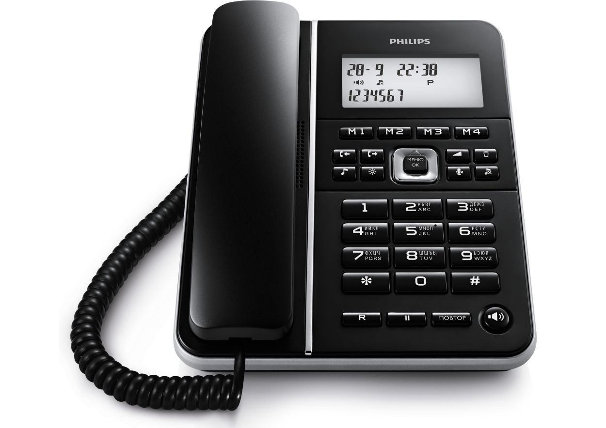 Простой домашний телефон. Philips CRD 500b. Проводной телефон Philips. Стационарный телефон Philips. Филипс АОН.