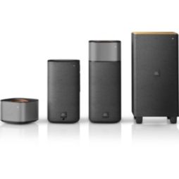 Fidelio E5 Lautsprecher f&uuml;r kabell. Surround Sound on demand
