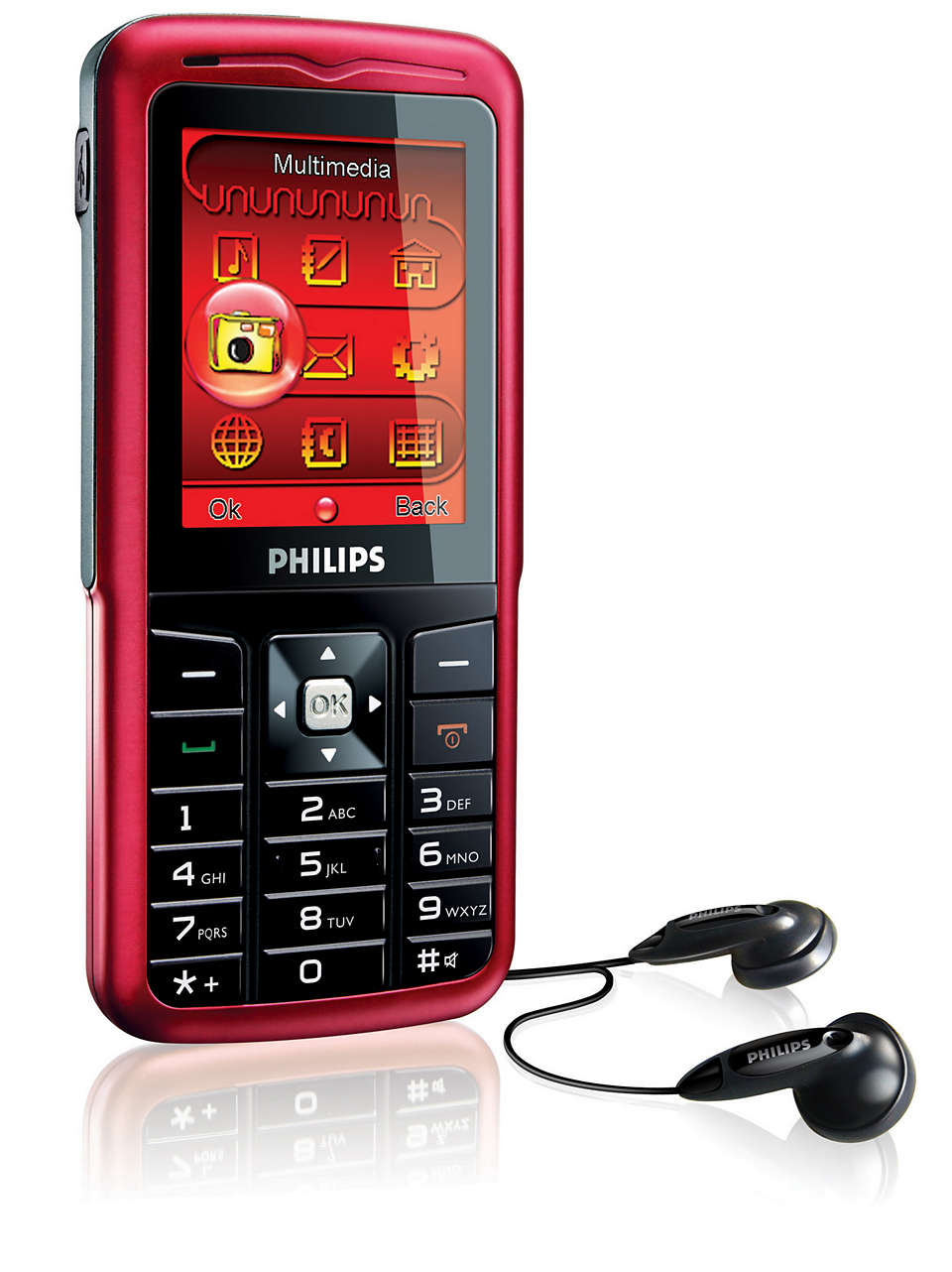 Amorous population Spacious Mobile Phone CT0292RED/00 | Philips