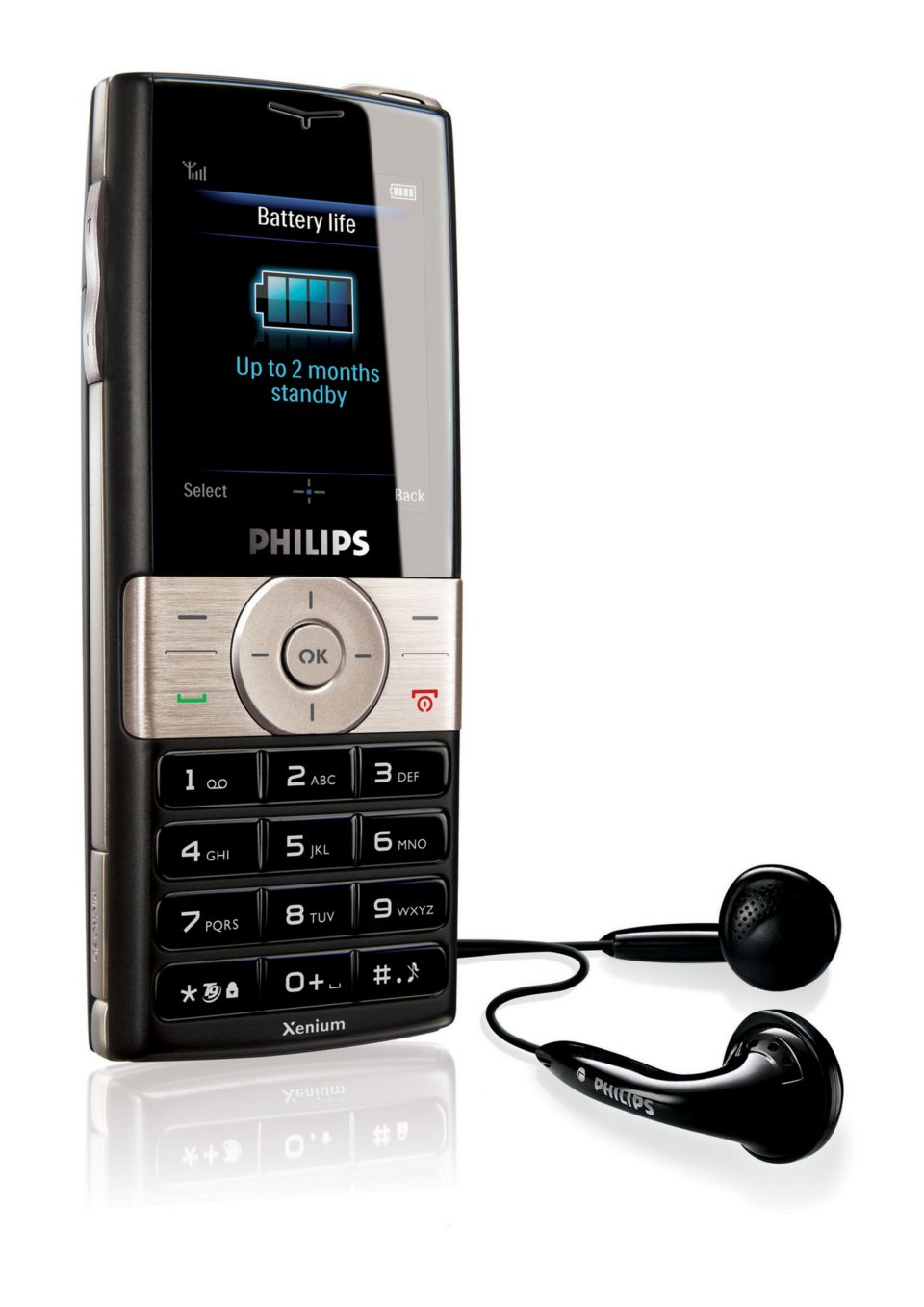 раскладушка philips xenium x519