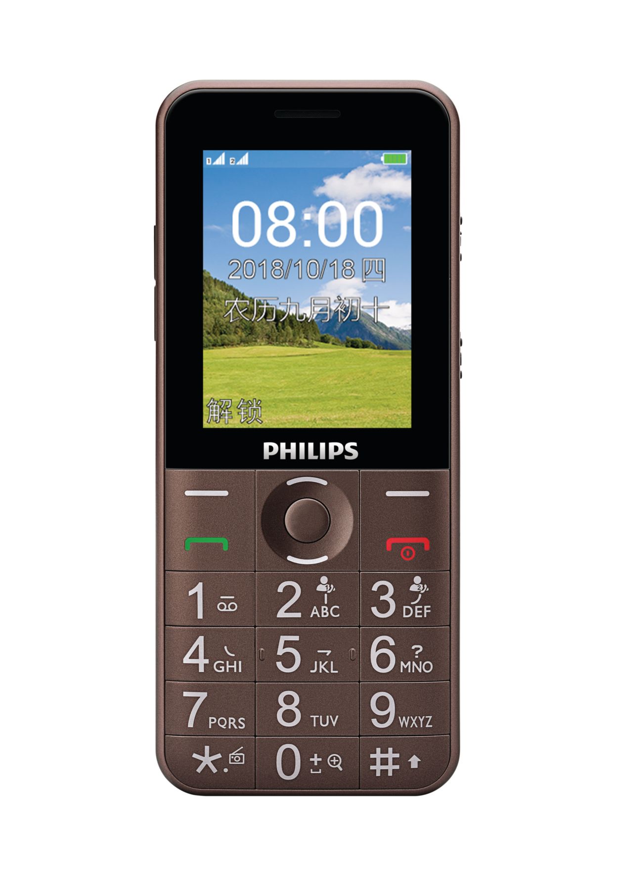 手机 cte331kbr/93 简单但功能丰富出众 通过实用的飞利浦 e331k 与您