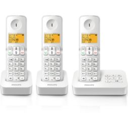 T&eacute;l&eacute;phone fixe sans fil avec r&eacute;pondeur