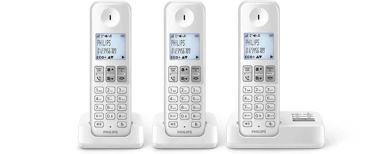 Téléphone fixe sans fil avec répondeur D2353W/FR