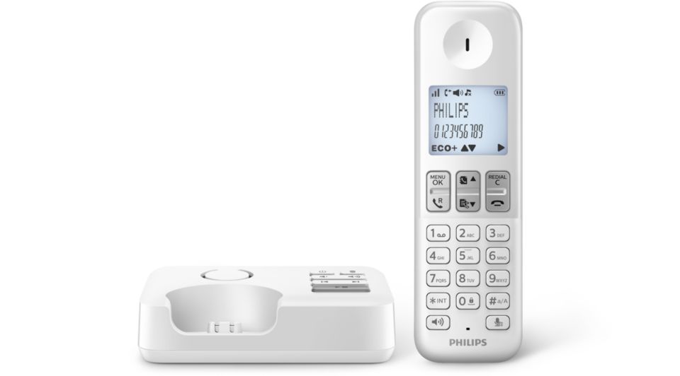 Téléphone fixe sans fil avec répondeur D2154W/FR