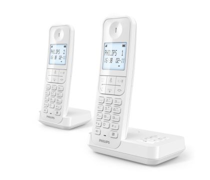 Philips D230 Quattro Téléphone Sans Fil Répondeur Blanc