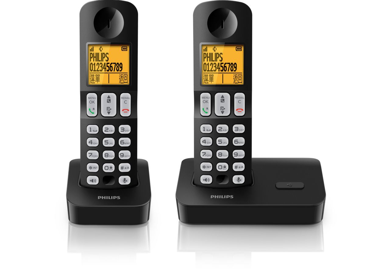 Cordless phone D4002B/90 Philips