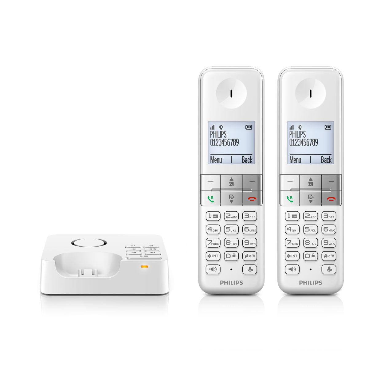 Téléphone fixe sans fil avec répondeur D4552B/22
