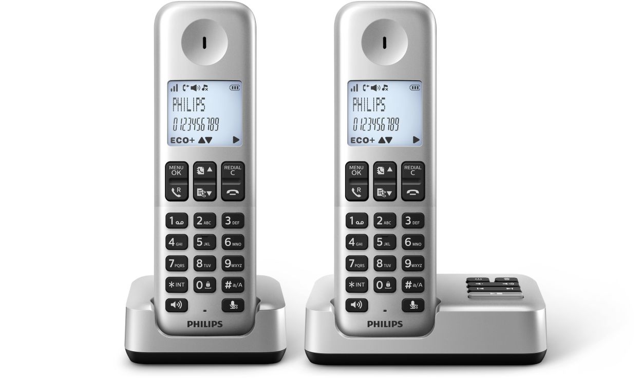Téléphone fixe sans fil avec répondeur D5352S/FR | Philips