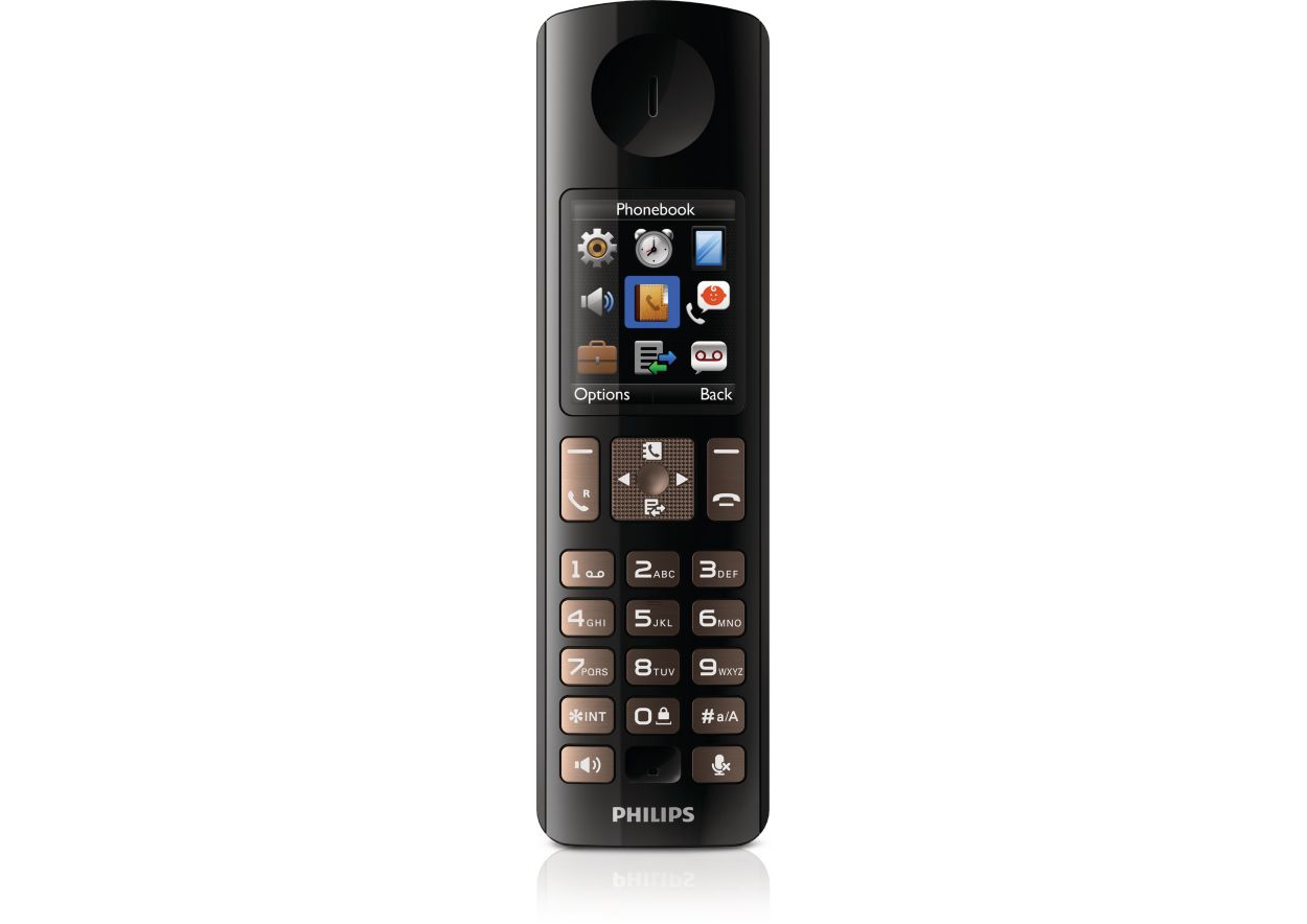 Telefono cordless con segreteria D7051B/23