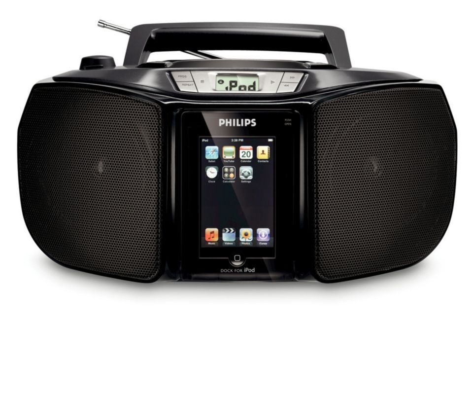 Disfruta de la música de tu iPod y CD vayas donde vayas