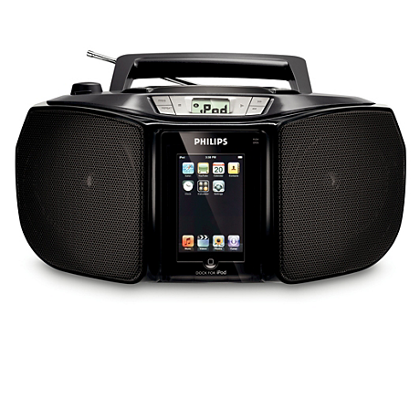 DC1010/37B  Plays CD and CD-R/RW docking entertainment system