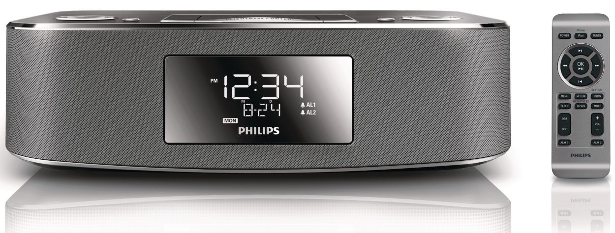 Radio réveil dock Ipod Philips OK - La remise - Ressourcerie en Combrailles