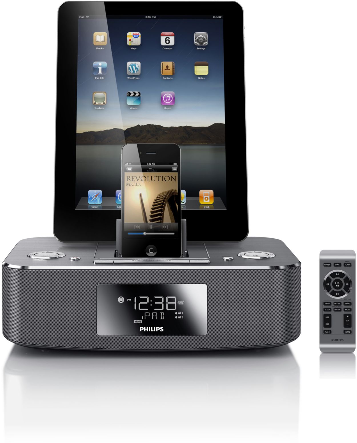 Dockingstation für iPod/iPhone/iPad DC390/12 Philips