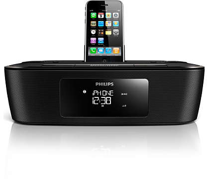 Wake up to your iPhone/iPod music or DAB radio
