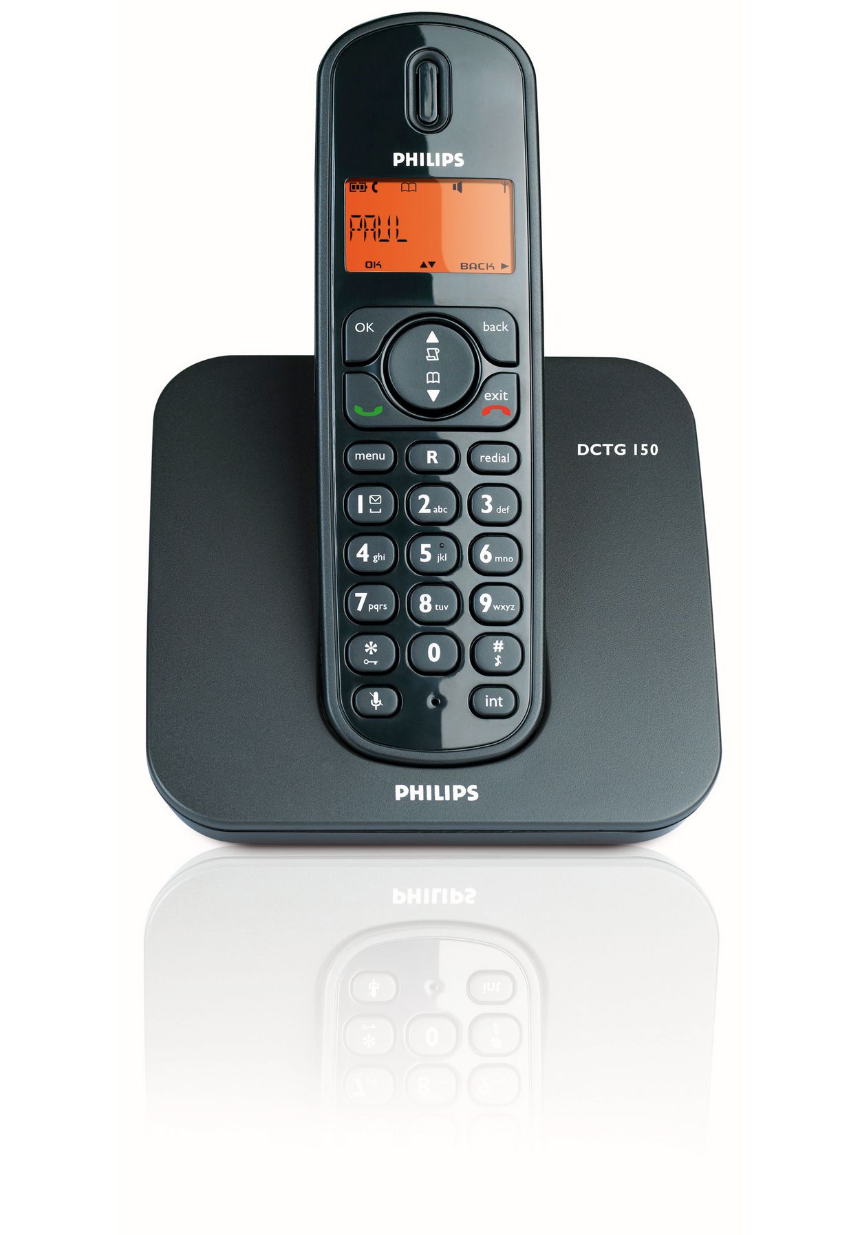 Cordless telephone DCTG1501B/94 | Philips