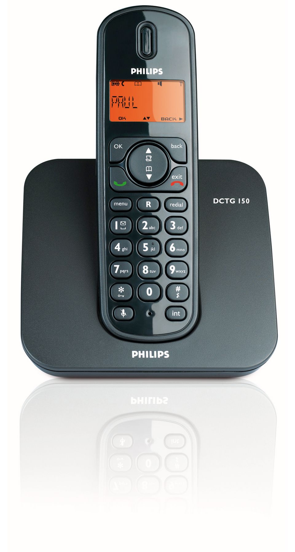 Cordless telephone DCTG1501B/94 | Philips