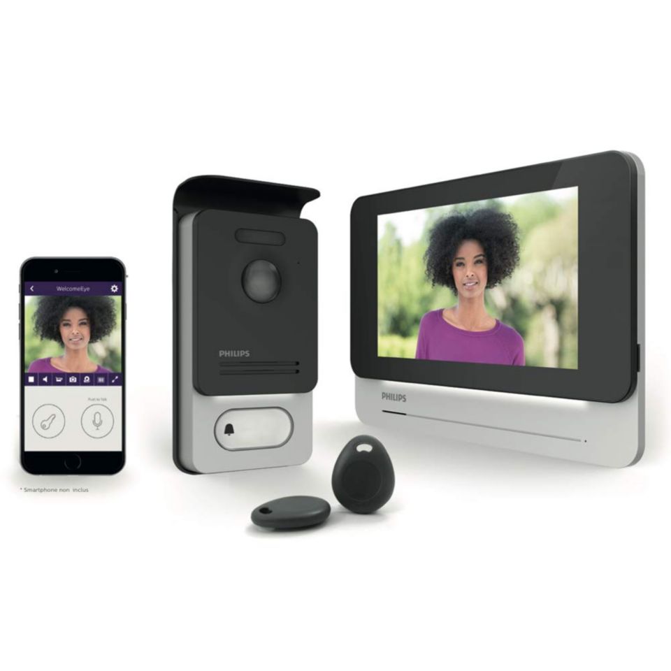 Philips Welcome Visiophone Eye Connect 2 WelcomeEye Connect Interphone vidéo DES9900VDP/10 | Philips