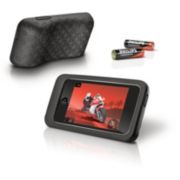 Silicone case with batteries