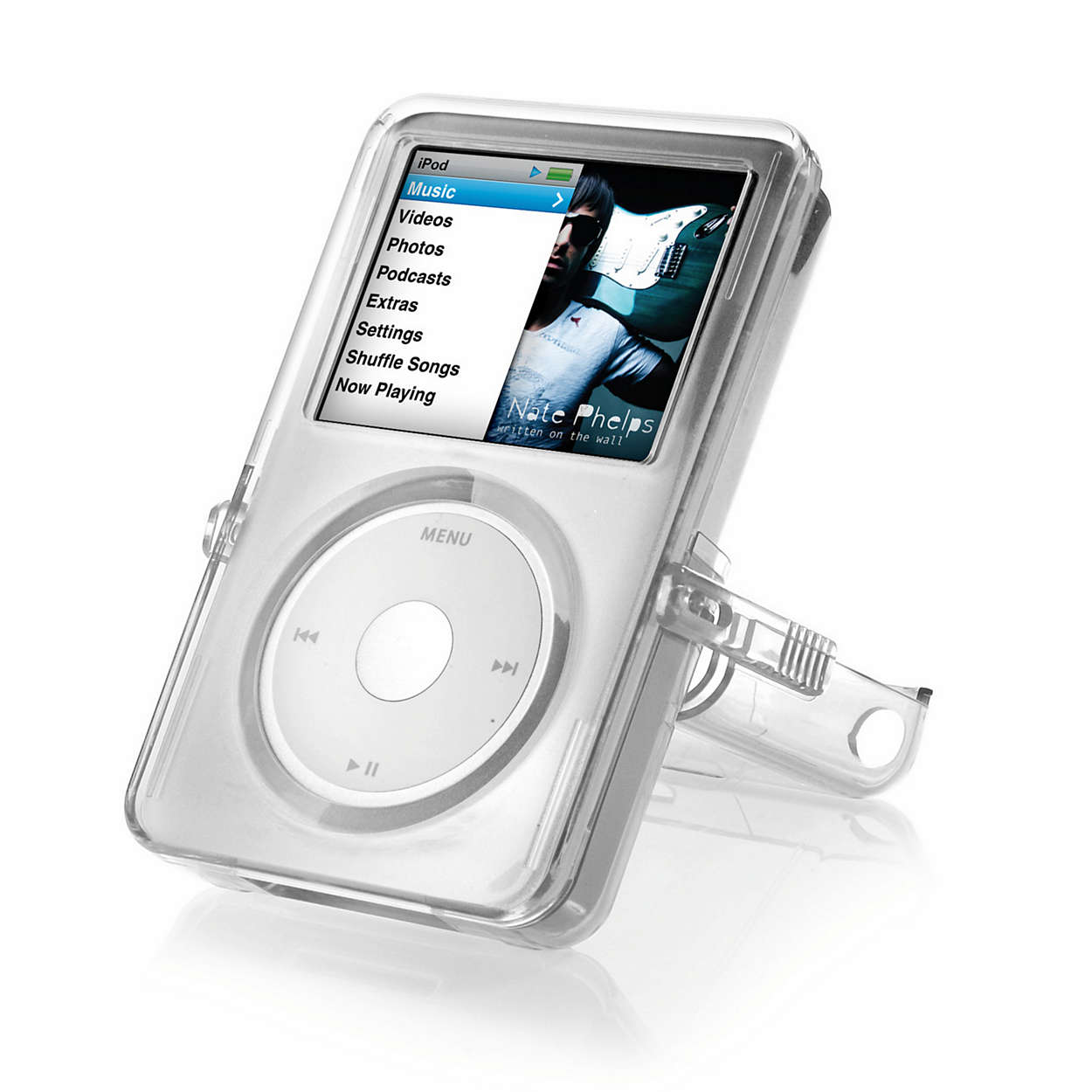Protejaţi-vă dispozitivul iPod cu o carcasă transparentă