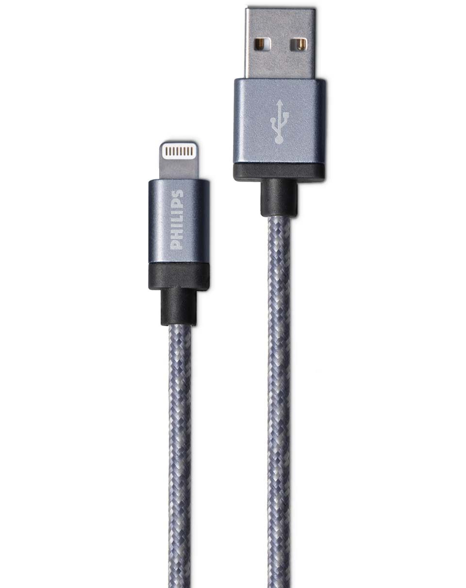 iPhone Lightning to USB cable DLC2508N/97 | Philips