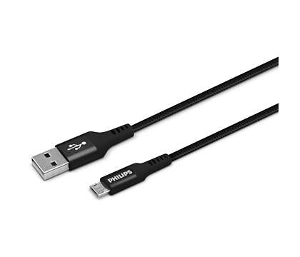 Wysokiej jakości pleciony przewód USB-A – Micro