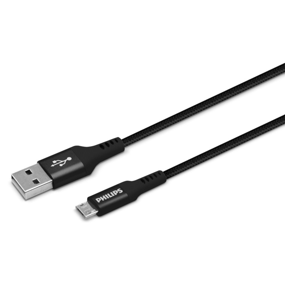 Wysokiej jakości pleciony przewód USB-A – Micro
